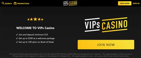 vips casino bonus code